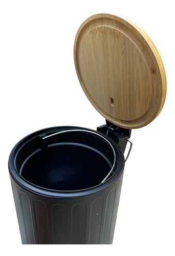 Imagen 3 de 3 de Cesto Tacho Basura Pedal 3 Lts Acero Pintado Elegir Modelo