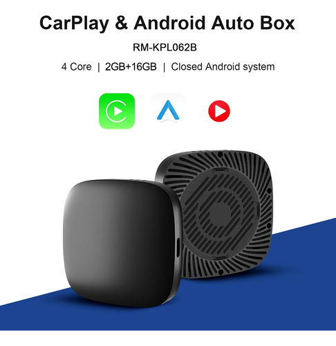 Adaptador Carplay Sem Fio Androidauto Netflix Youtube 2+32gb