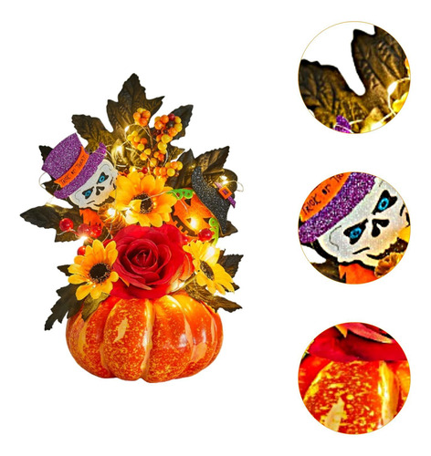 Estatua De Calabaza De Halloween, Decoración De Estilo B