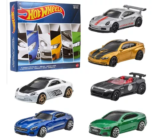 Carrinho Hot Wheels Set C/5 - Edição Sedans De Luxo Mattel