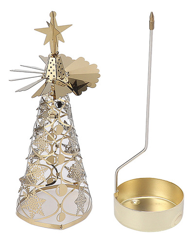 Juego De Candelabros Giratorios Con Soporte Para Velas Román