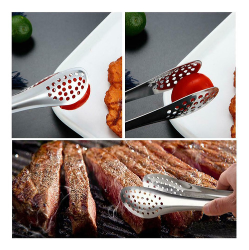 Pinzas Para Hielo De Acero Inoxidable De 9 Pulgadas, Pinzas