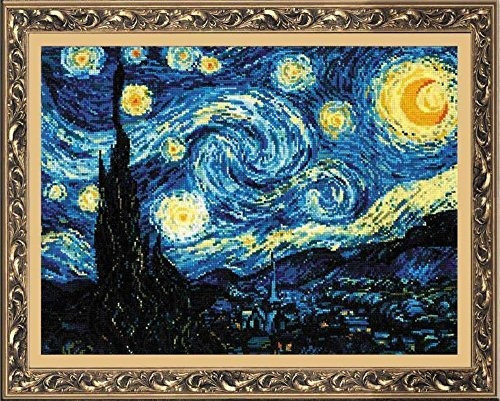 Noche Estrellada Despues De Van Gogh De Pintura De Punto De