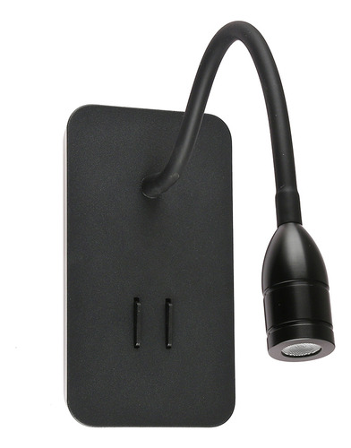 Luz Lectura Led Pared 7w Dirigible Marco De Luz Calida 2.8w
