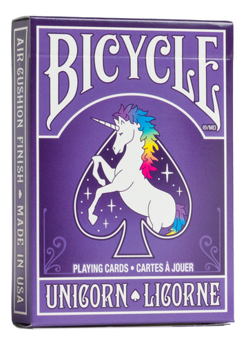 Naipes De Unicornio De Bicicleta, Índice Estándar, Cartas 