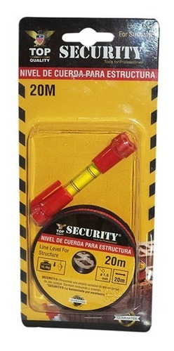 Imagen 2 de 2 de Nivel De Cuerda Para Estructura Security 20 Mts De Cuerda