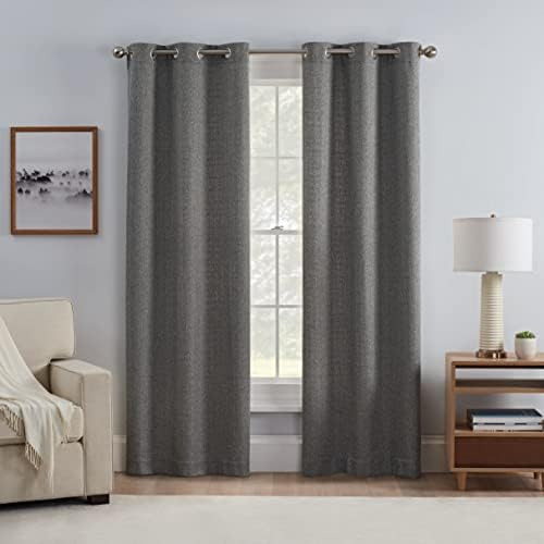 Eclipse Carter Draftstopper Cortinas De Ventana Con Ojales F