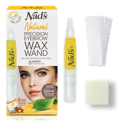 Nad's Kit De Cera Moldeadora De Cejas, Natural Para Todo Tip