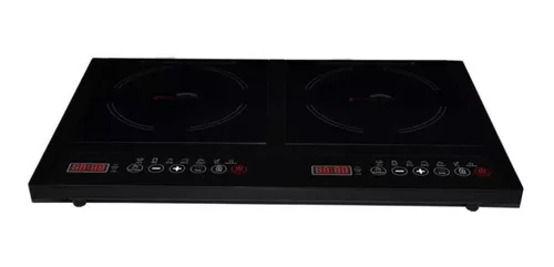 Estufa Parrilla de Inducción Doble Dos Quemadores 127V 100% Empotrable con  Botones Touch 1800W Ahorra en Gas Parrilla táctil con diferentes niveles de  Potencia : : Hogar y Cocina