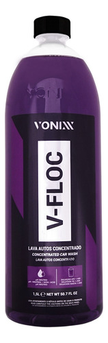 Shampoo Automotivo V-floc Vonixx 1,5l + Toalha Secagem Luva