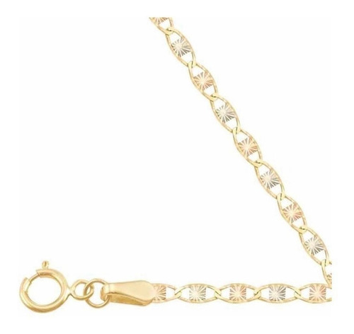 Cadena Oro 10k Bebé Gucci Diamantada Corta 40 Cm / 1.5 Mm
