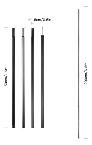 Varetas De Suporte Para Tendas. Acessórios Para Estrutura De