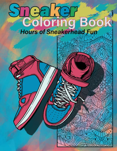 Libro: Libro Para Colorear De Zapatillas: Horas De Diversión