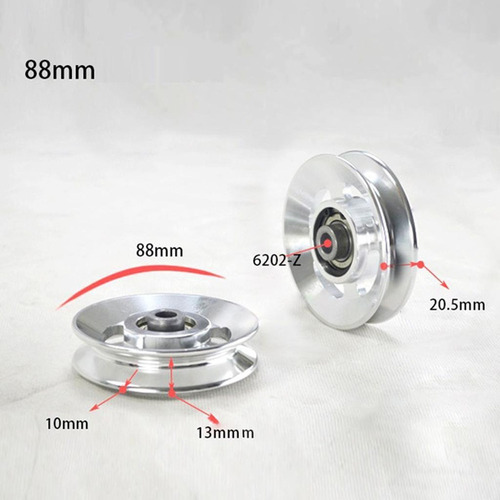 Nuevo Rueda De Polea De Repuesto 88 Mm