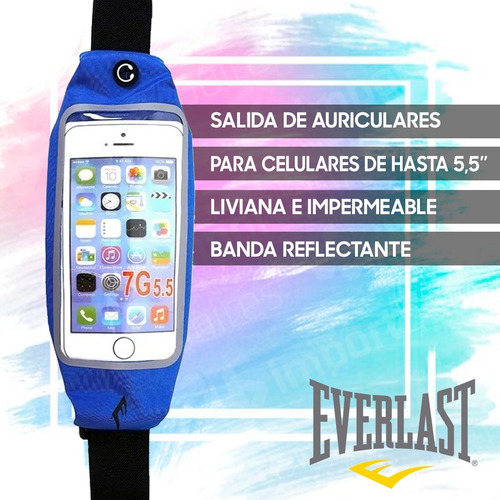 Riñonera Everlast Running Expandible Celular Deportes Gym