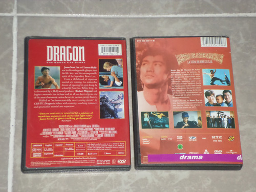 Dragon Bruce Lee Story/maestro De Las Artes Marciales-2 Dvds (Usado)