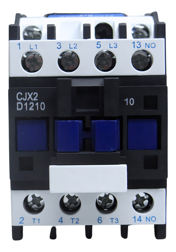 Contator Tripolar 1210 12a 3p e 1na 220v HS Automação CJX2-D1210-220