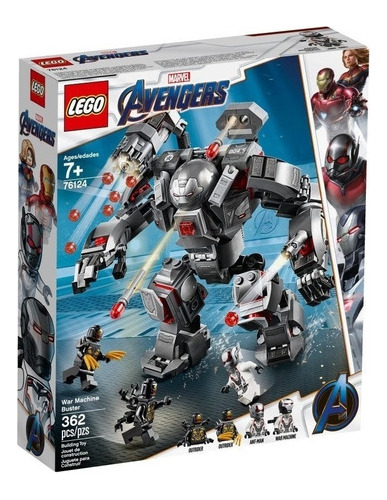 Lego Avengers Depredador War Machine Buster Modelo 76124