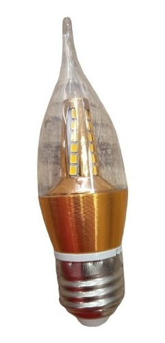 Lámpara Led 4w E27 Vela Para Lámparas Arañas Luz Cálida
