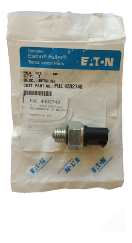 Sensor De Reversa Transmisión Eaton Fuller 10vel 4302748