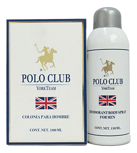 Fragancia Polo Club England + Desodorante 150ml A Elegir