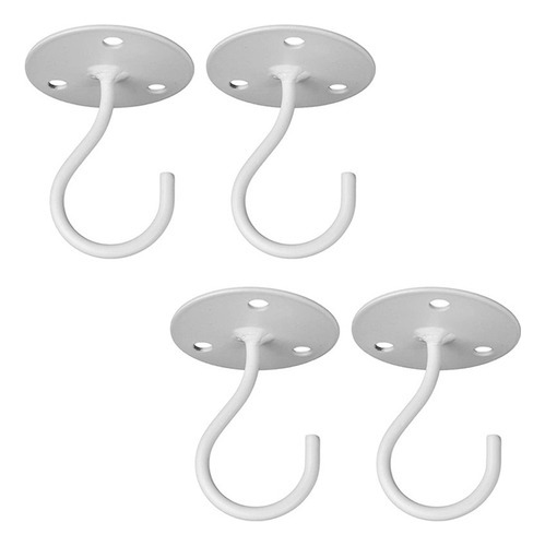 4pcs Ganchos De Techo Para Colgar Plantas De Metal