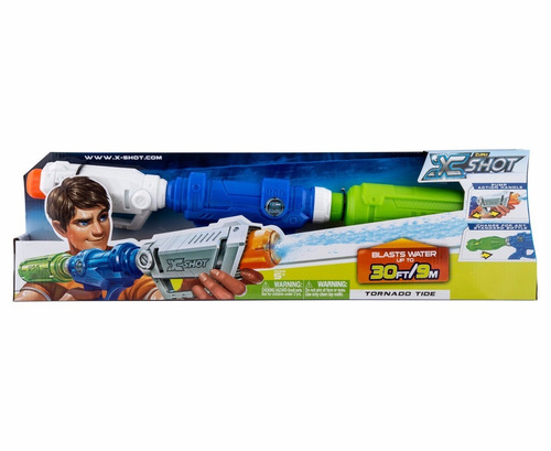 Imagen 1 de 4 de Pistola De Agua X-shot Water Warfare Turnado Tide (1007)