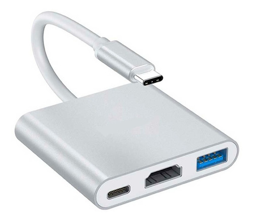 Adaptador Usb-c A Hdmi Usb 3.0 Tipo C 3.1 Mac Samsung  