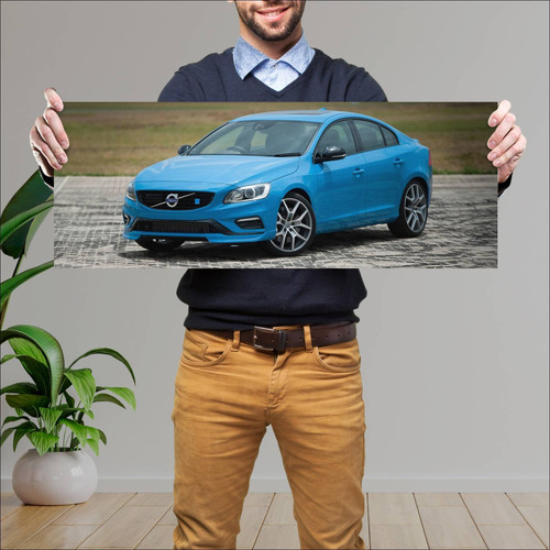 Cuadro 30x80cm Auto 2014 Volvo S60 Polestar Za 5 434