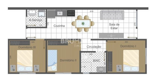 Imagem 3 de 3 de Casa Geminada Com 3 Quartos - 4247
