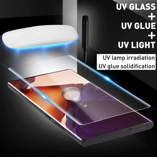 Imagen 6 de 9 de Mica Vidrio Uv Glass Galaxy S21/ Plus/ Ultra/ Note 20 Ultra