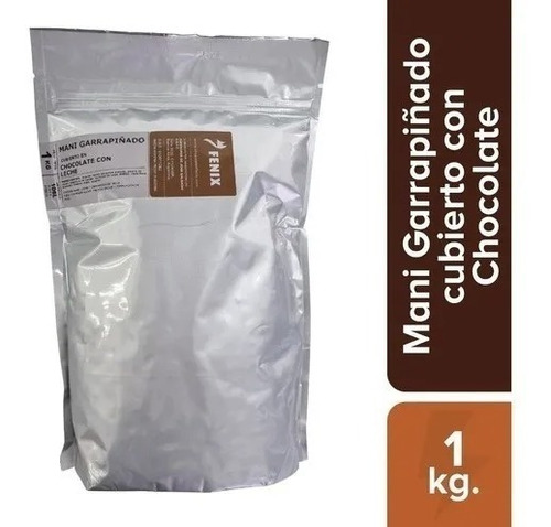 Mani Garrapiñado Bañado En Chocolate Con Leche Fenix 1kg.