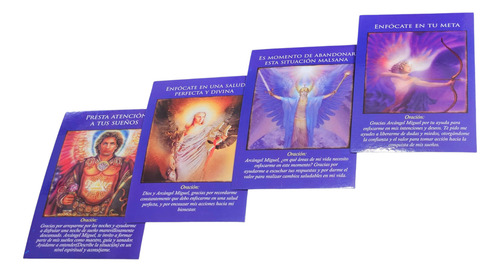 Cartas Adivinatorias Oráculo Del Arcángel Miguel + Guía