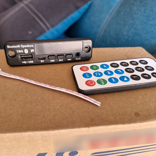 Módulo Estéreo Slim Bluetooth, Usb, Auxiliar Y Radio Fm