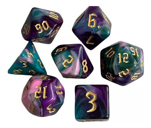 4 Juego De Dados Poliédricos Juegos De Mesa Juegos De H