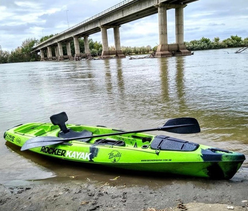 Imagen 4 de 10 de Kayak Rocker Wave Fishing Nuevo Para Pesca - Butaca - Pala