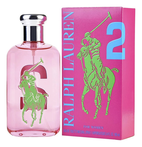 Perfume Polo Big Pony 2 Pink Ralph Lauren 100ml Damas