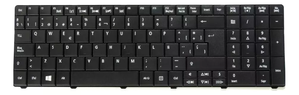 Segunda imagem para pesquisa de teclado acer e1 571