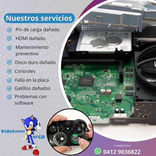 Servicio Técnico Consolas Ps4 Ps5 Xbox Nintendo Y Controles