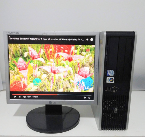 Imagem 5 de 5 de Cpu Hp Core 2 Duo+ Monitor De 15+teclado E Mouse