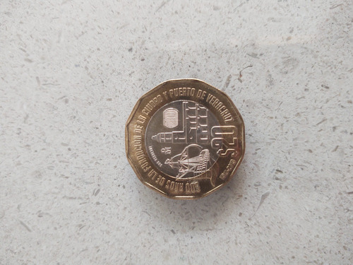 Moneda Conmemorativa Ciudad Y Puerto De Veracruz 