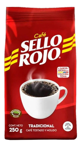 Cafe Colombiano Sello Rojo 250 Gramos Col8