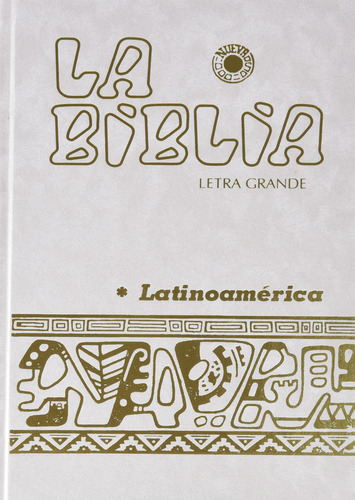 Biblia Latinoam Letra Grande Nacarina Canto Dorado - Hurault