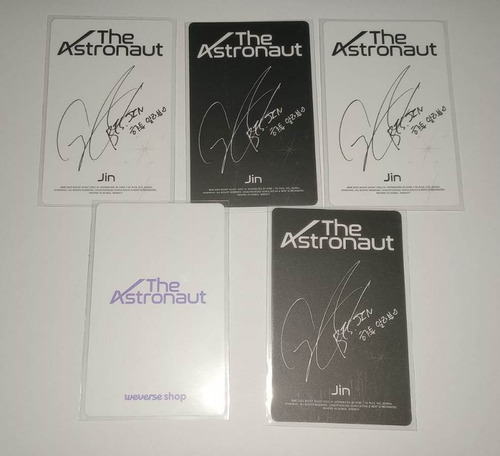 Lote De Photocards De Jin (bts) The Astronaut - Originales (Usado)