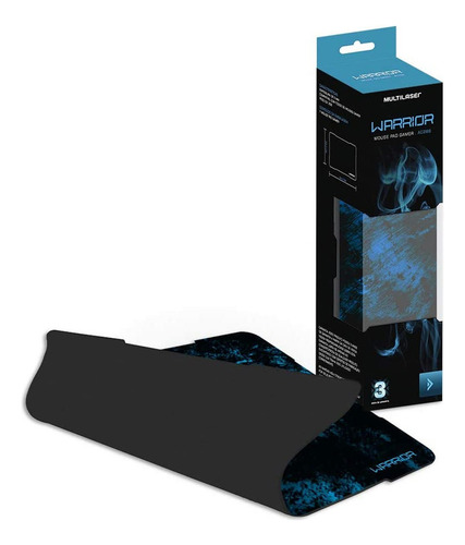 Mouse Pad Gamer Warrior Microfibra 5mm Flexivel 34cm