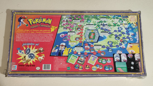 Juego De Mesa Pokémon Maestro Entrenador Hasbro 1999 (Usado)