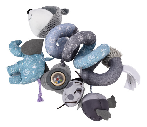 Carrinho De Bebê Spiral Plush Toys Infant Activity Hanging C