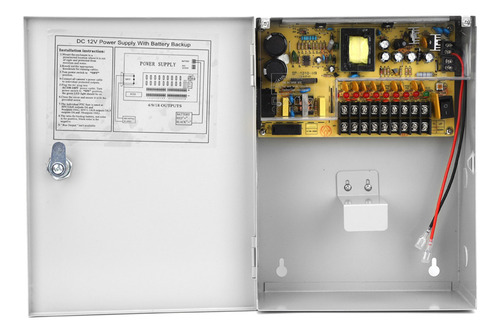 Caja De Alimentación De Control De Acceso Ups Pwm 12v 10a Co