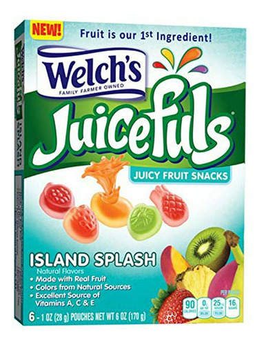 Frutas Jugosas Welch's Island Splash (3 Cajas)