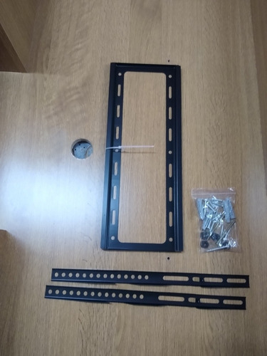 Panel Rack Negro Flotante!! Más Soporte Fijo Hasta 50